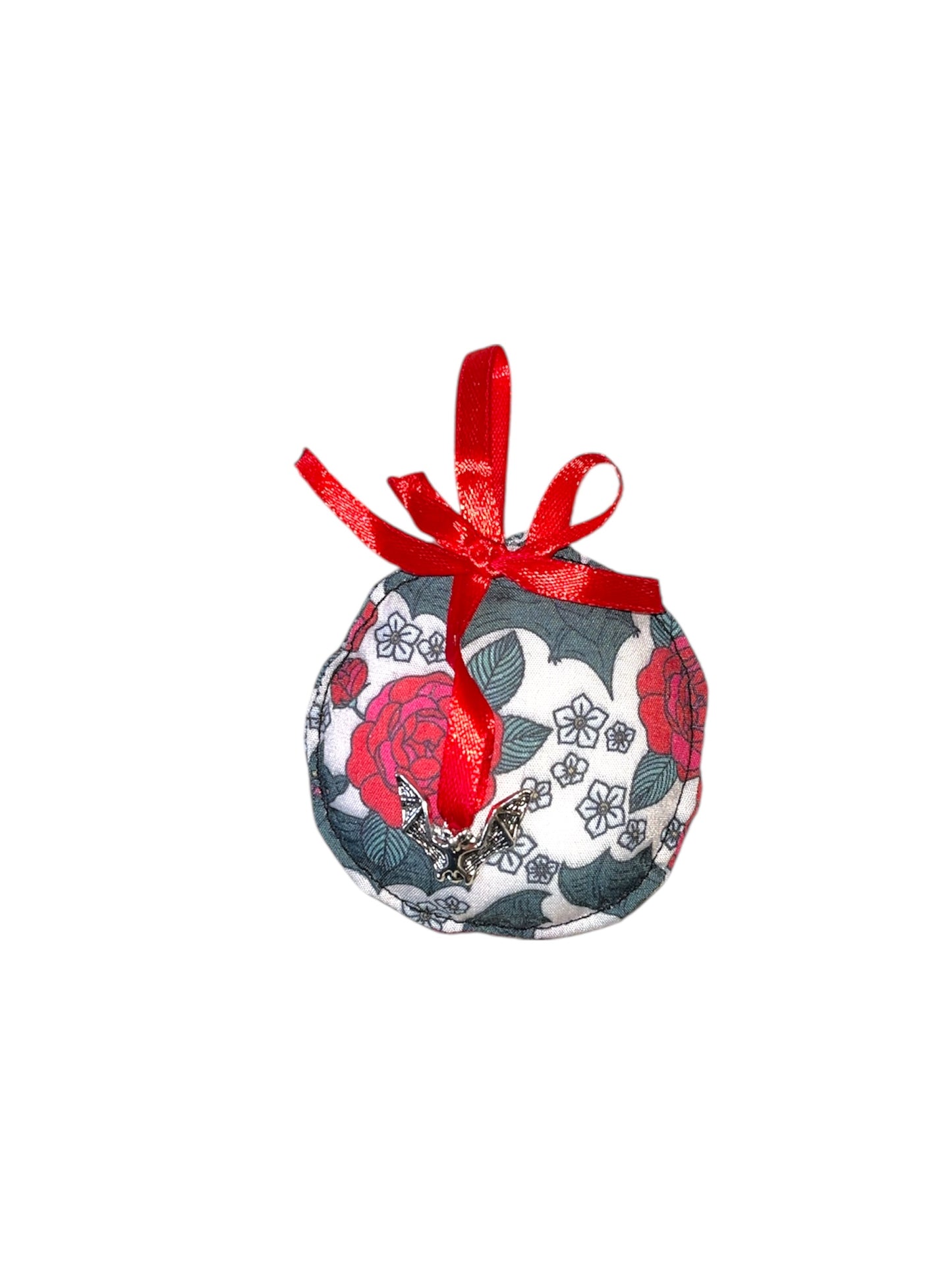 Spooky fabric baubles