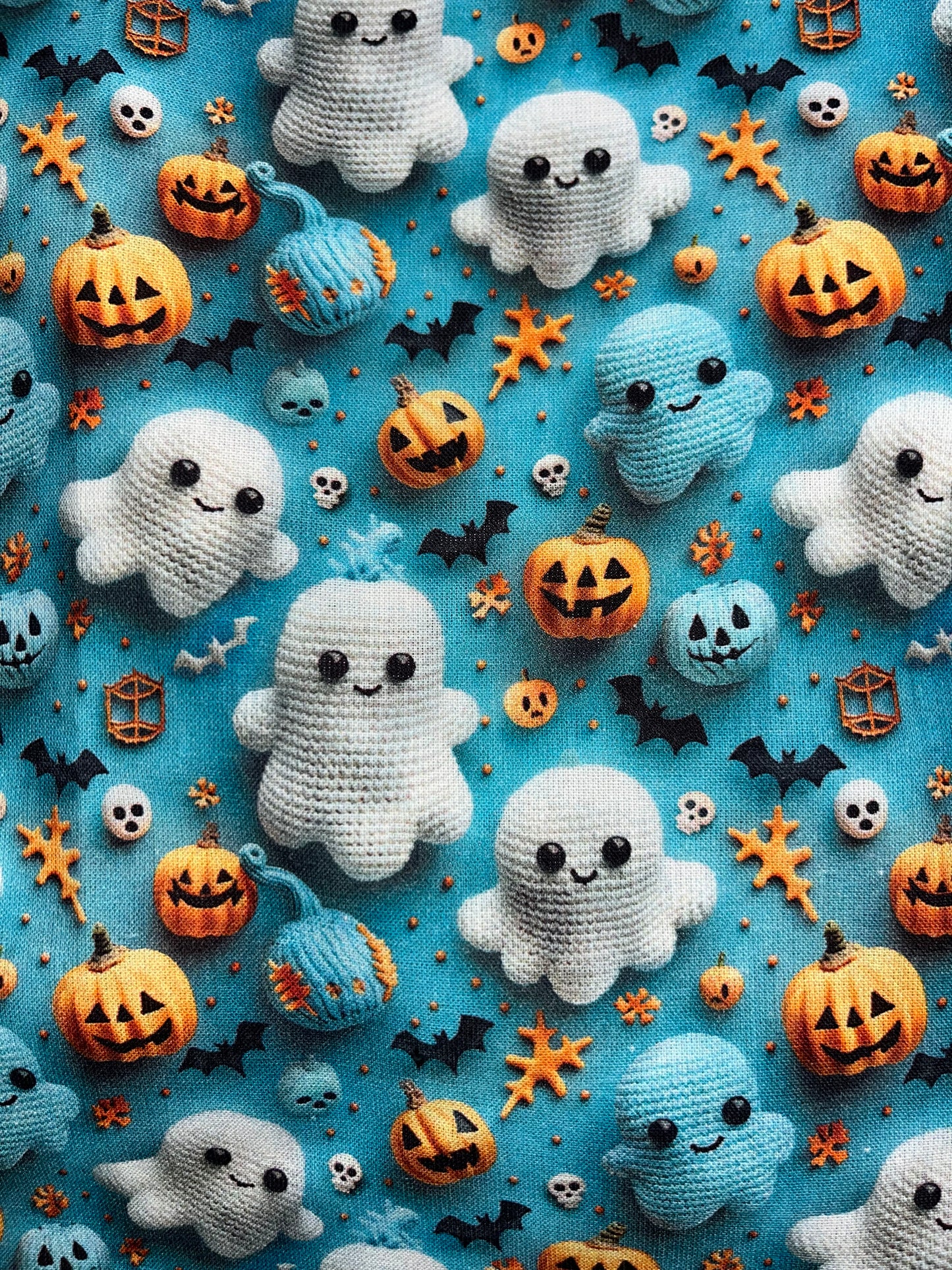 3D effect cute ghostie scrunchies