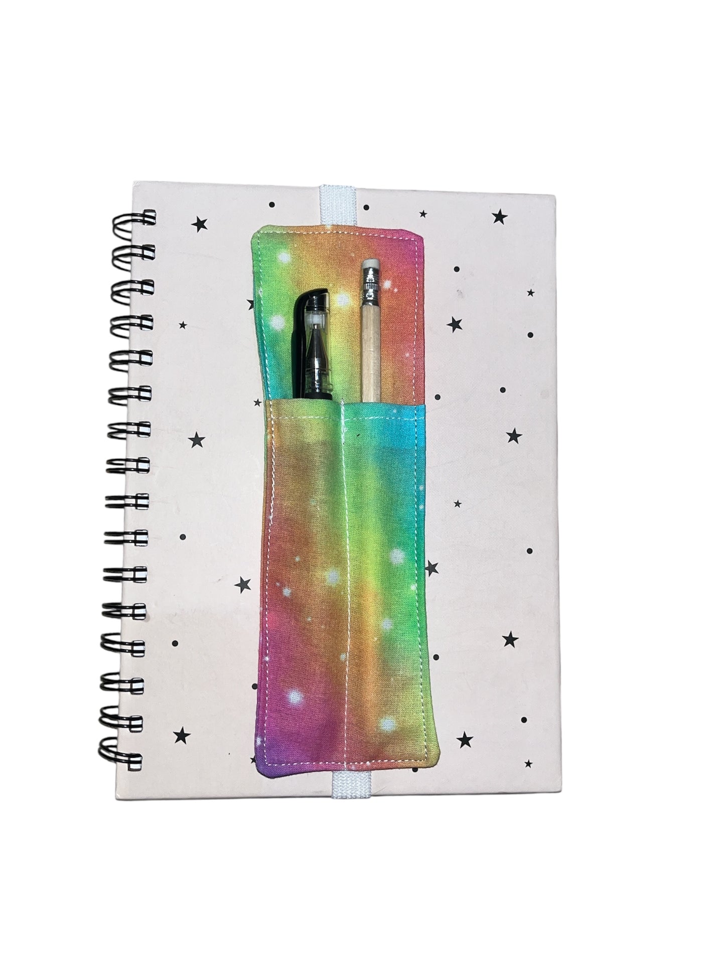 Colourful Notebook pen pockets