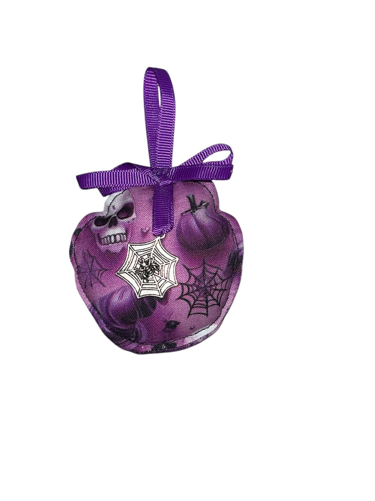 Spooky fabric baubles