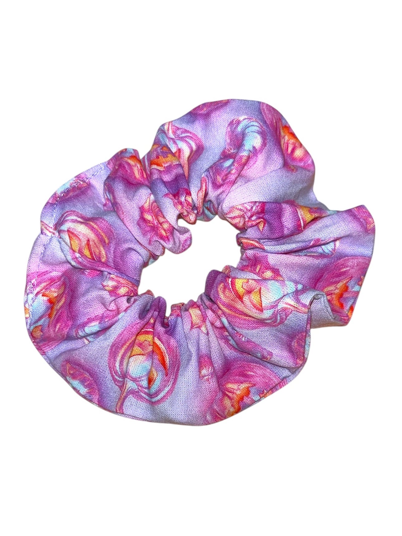 Pink pumpkin Scrunchie