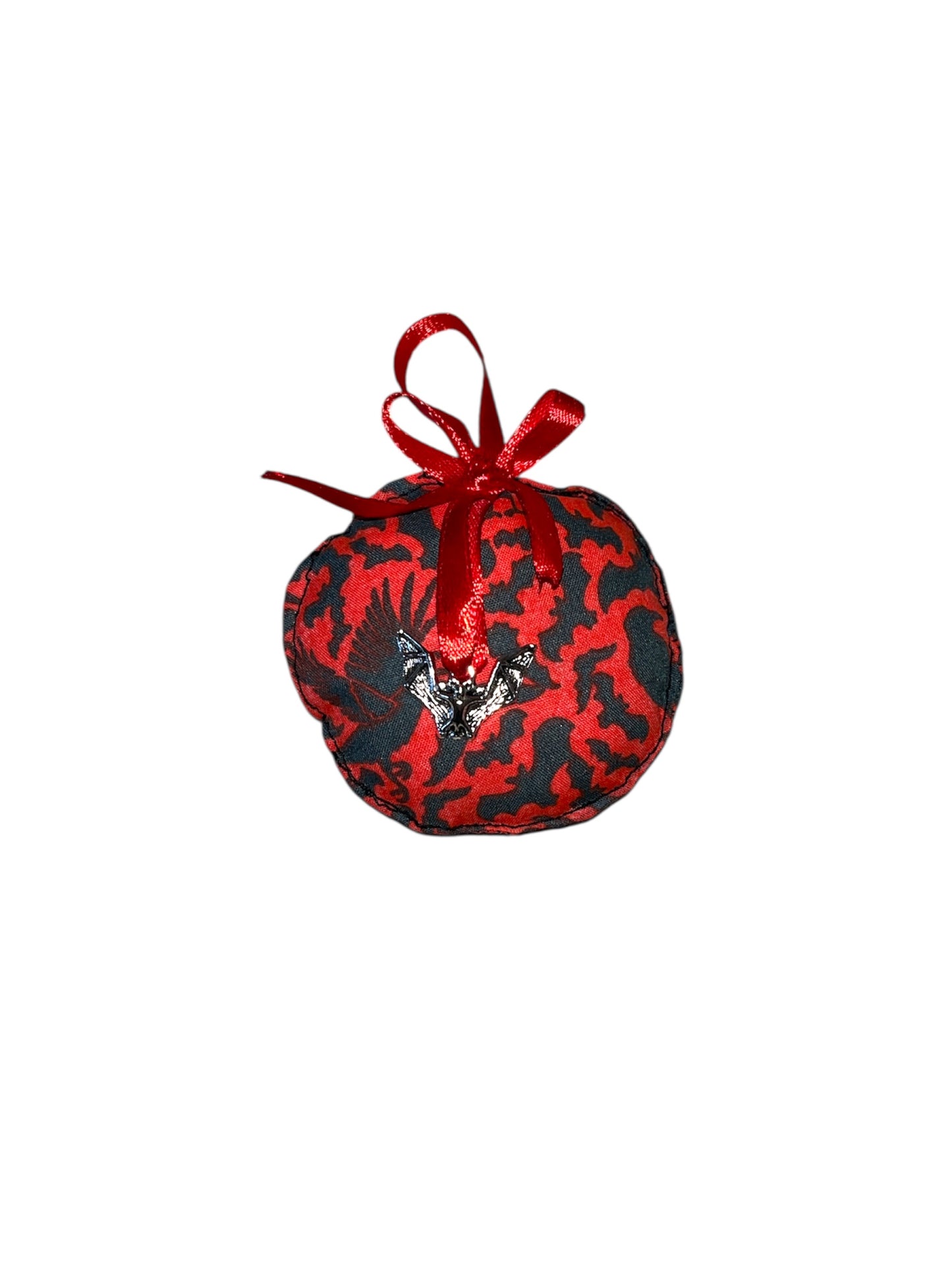 Spooky fabric baubles