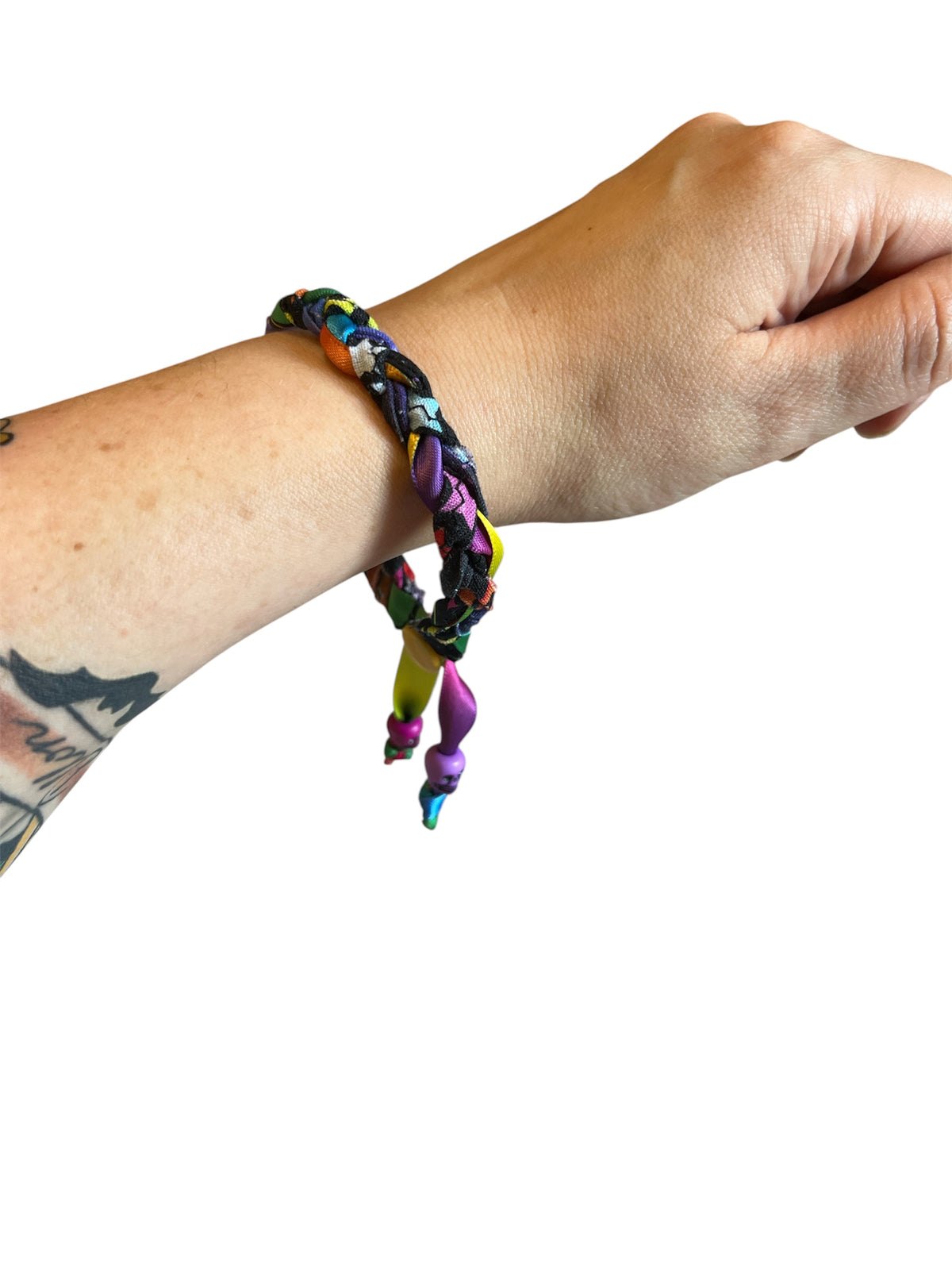 Scrap fabric bracelets