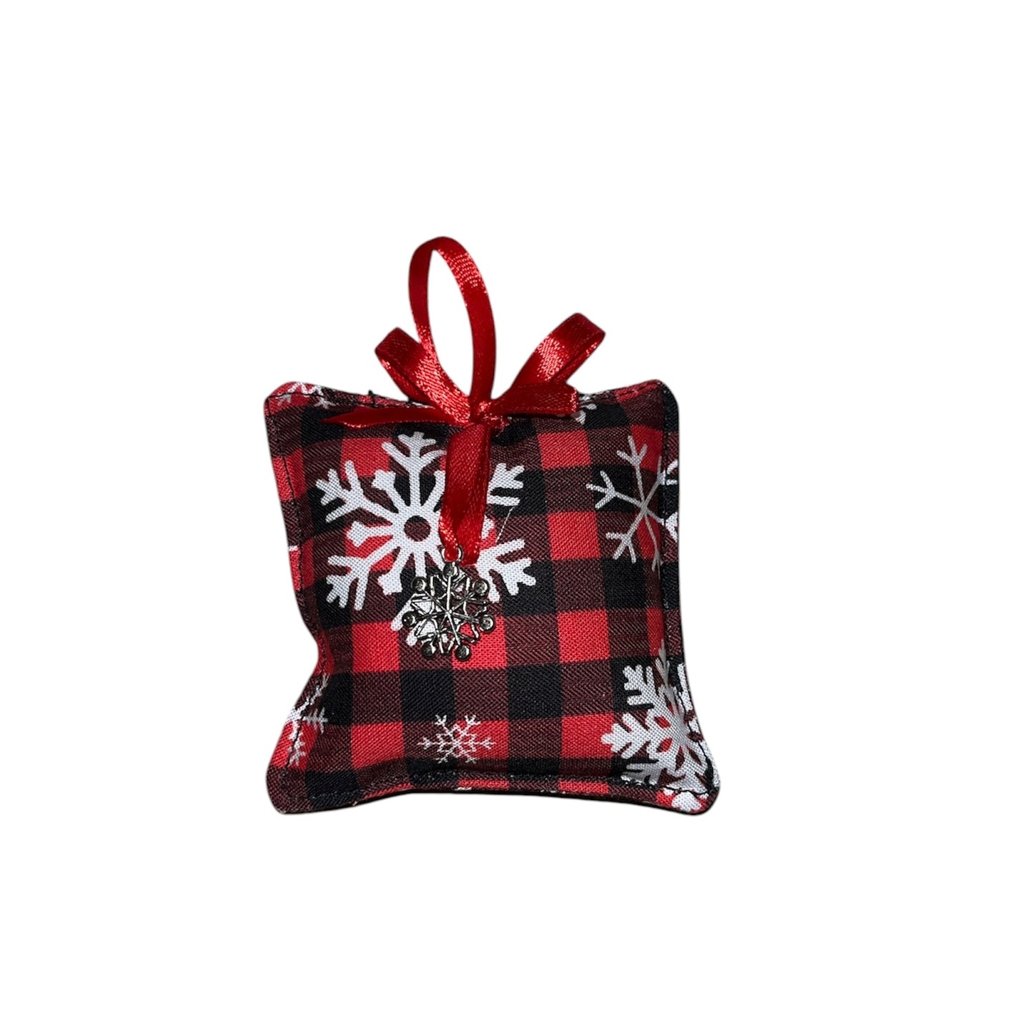 Festive fabric baubles