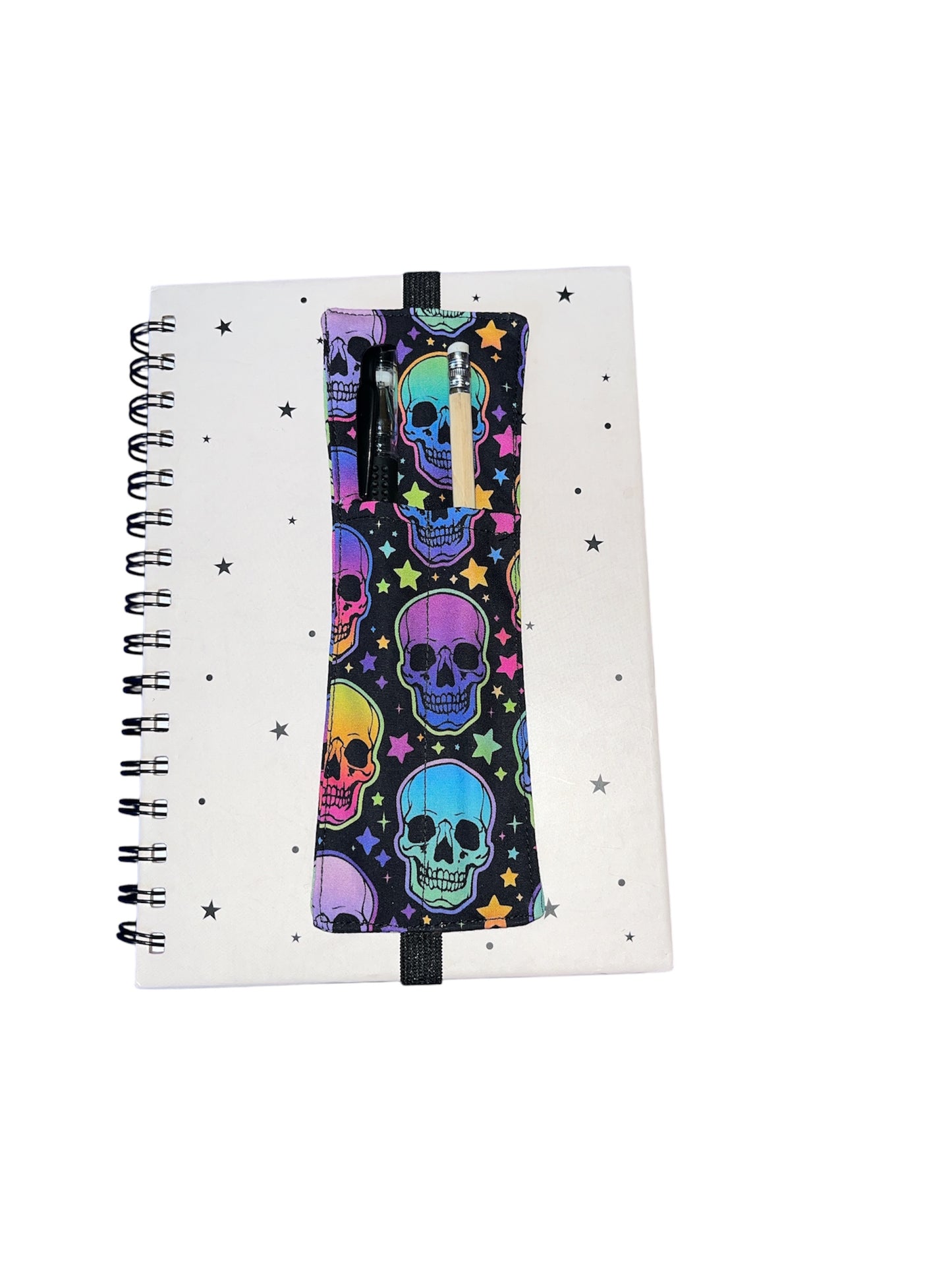 Spooky Notebook pen pockets