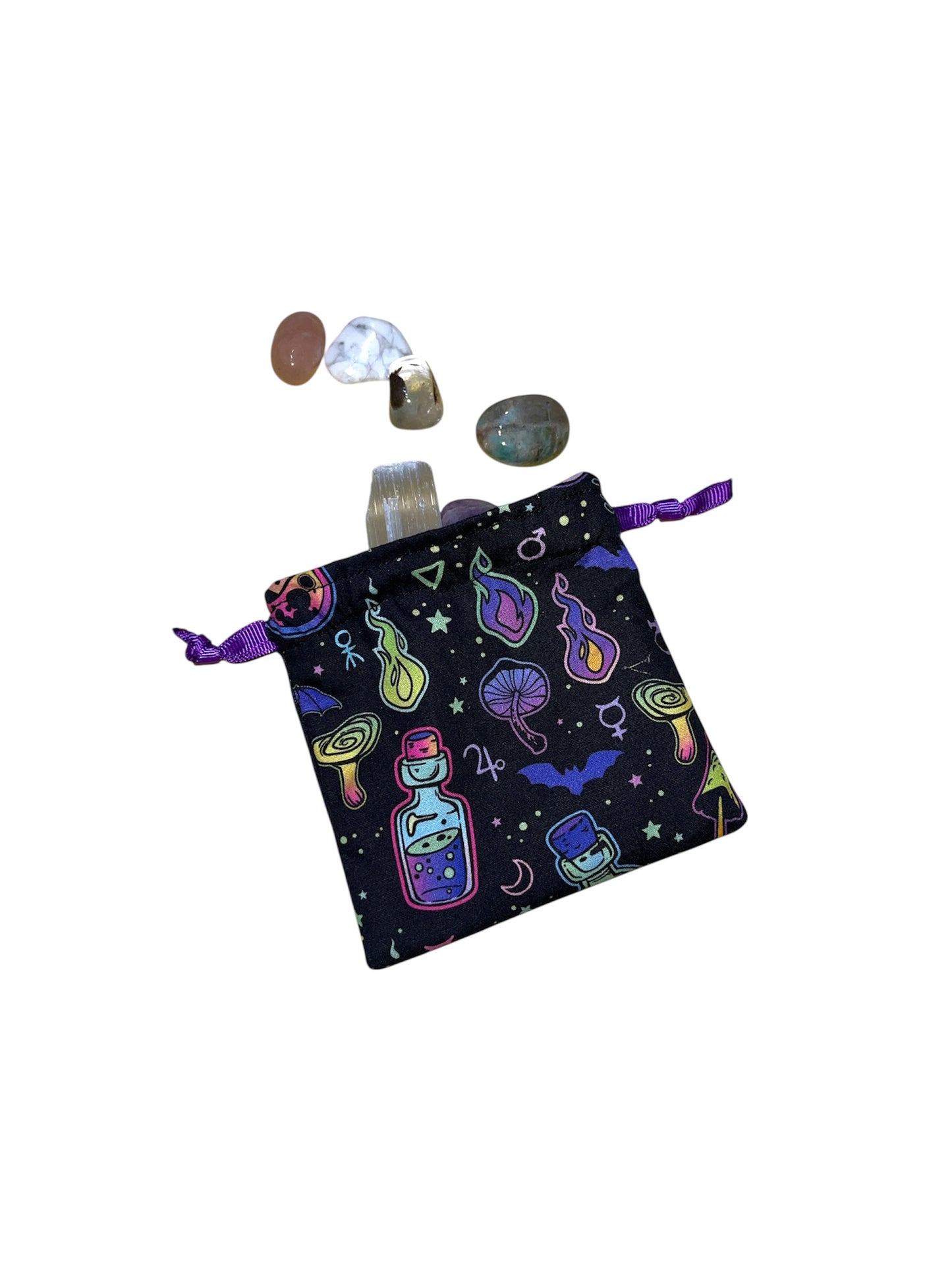 Small crystal pouches
