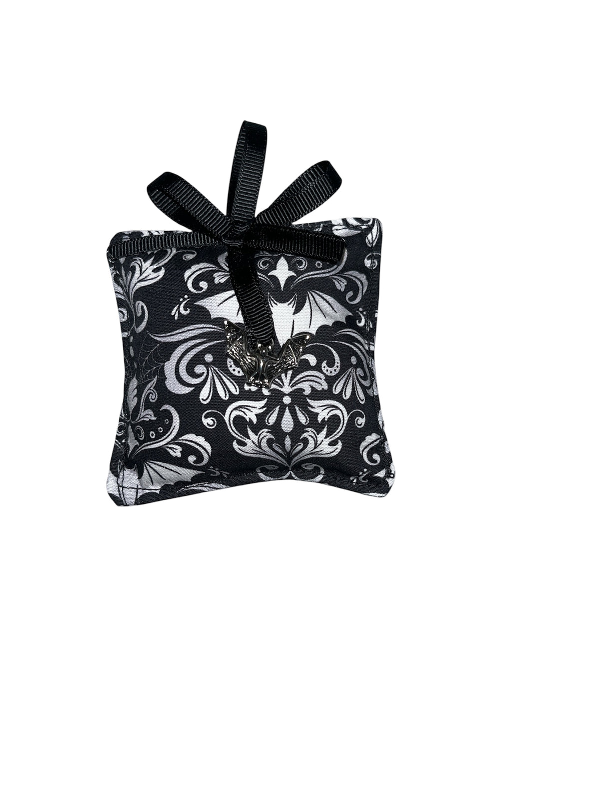 Spooky fabric baubles