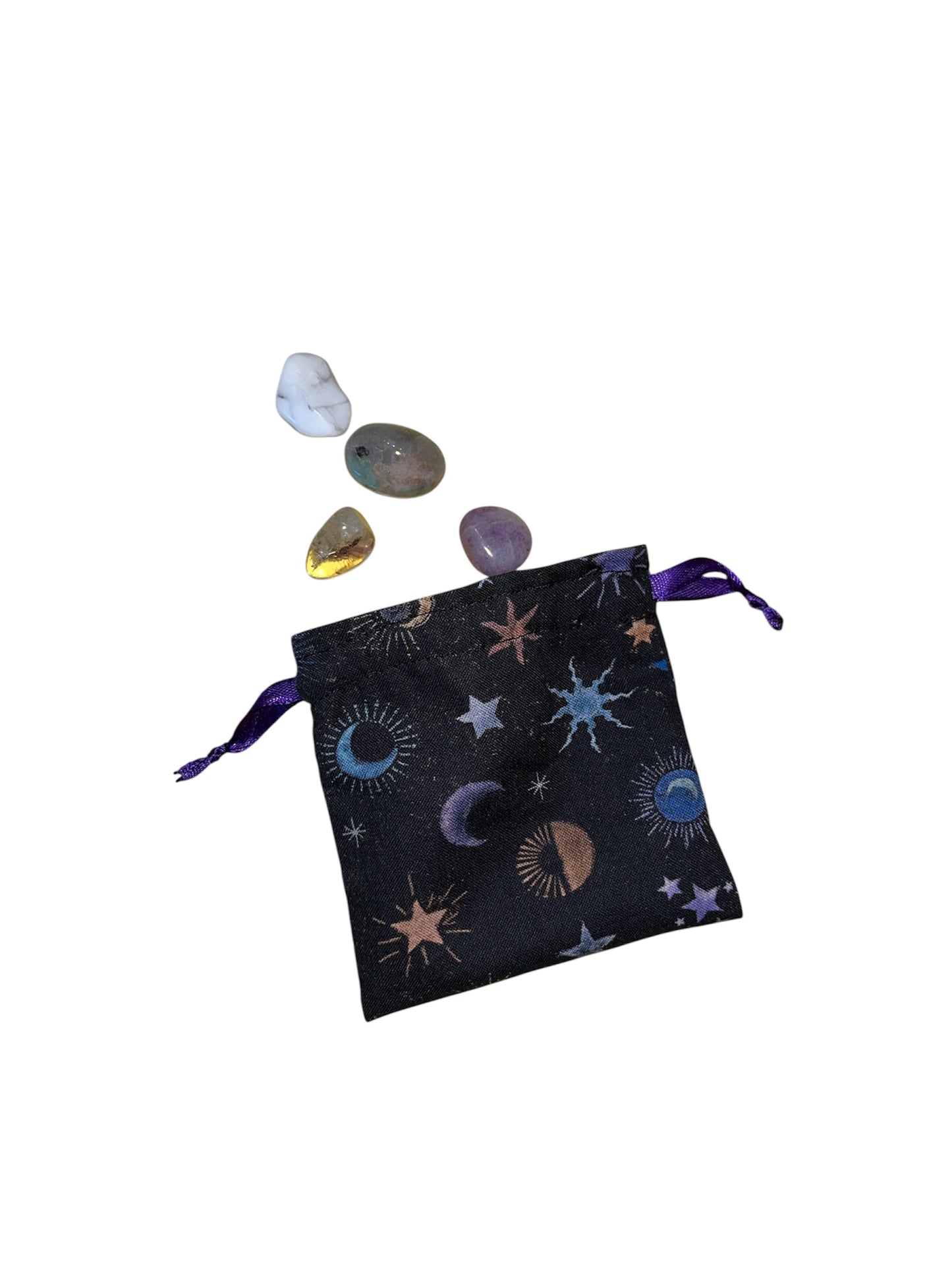Small crystal pouches