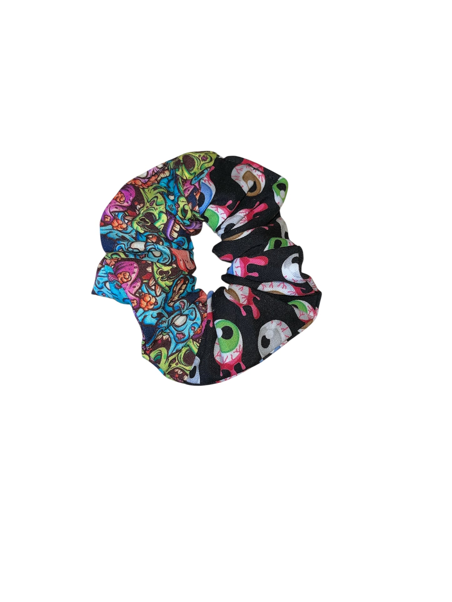 Split fabric Scrunchies