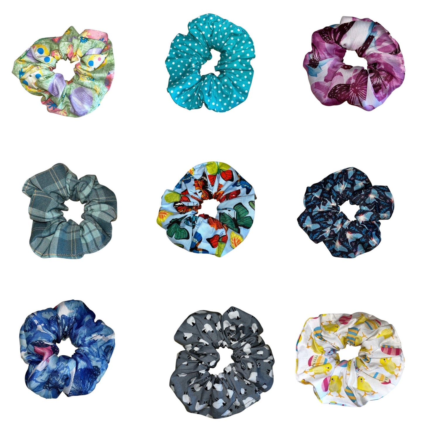 Spring and Easter scrunchies