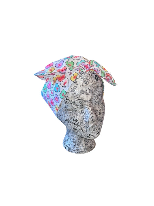 Heart sweets self tie or wired headband