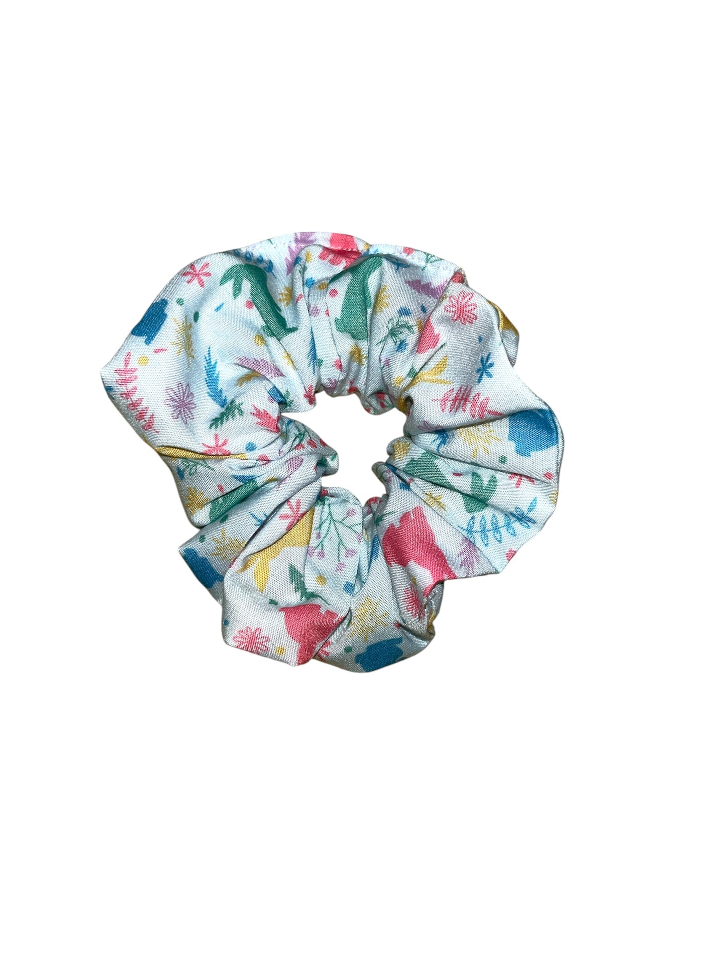 Cute pastel rabbits scrunchies