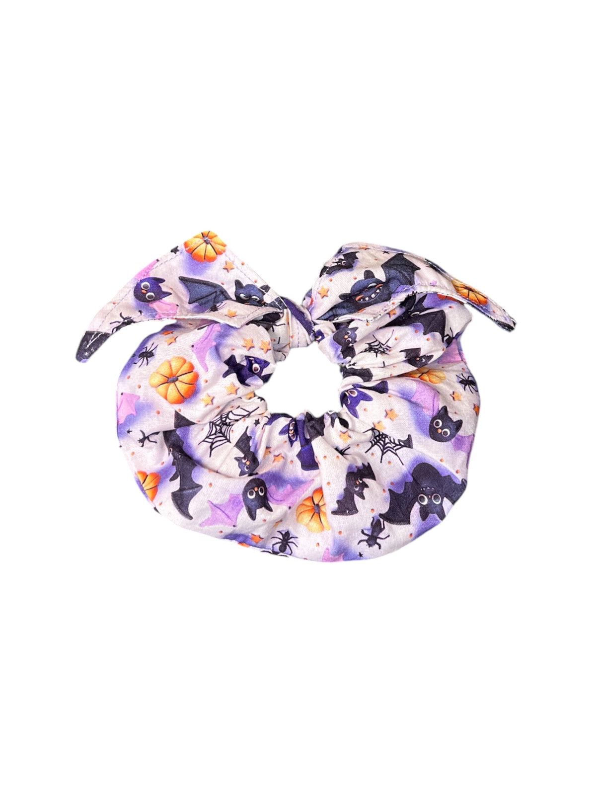 Bat bow scrunchies