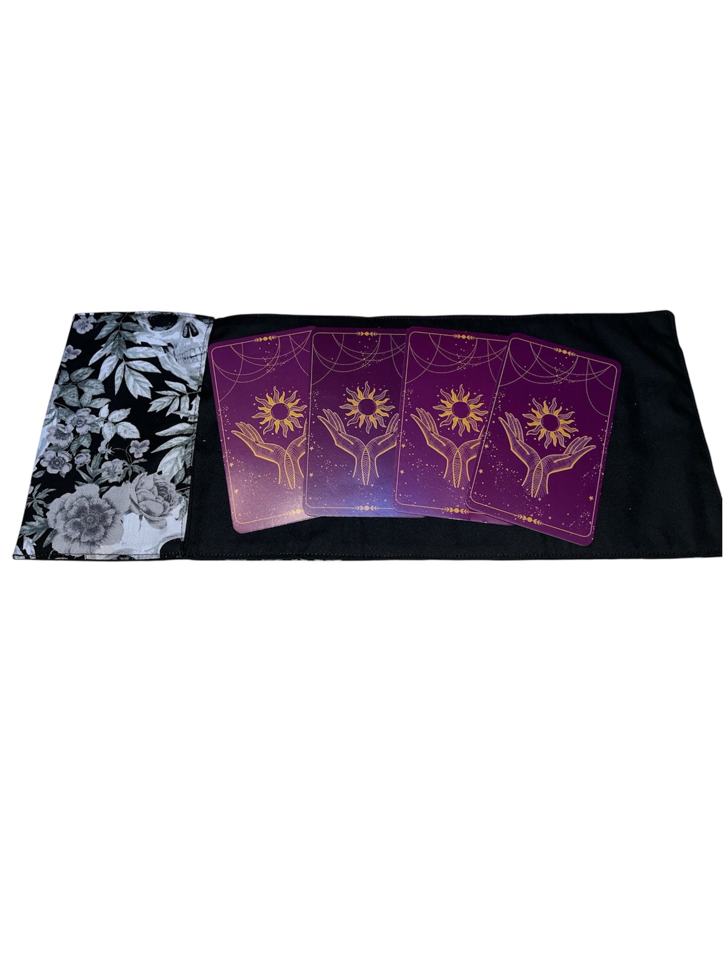 Skull and rose tarot wrap