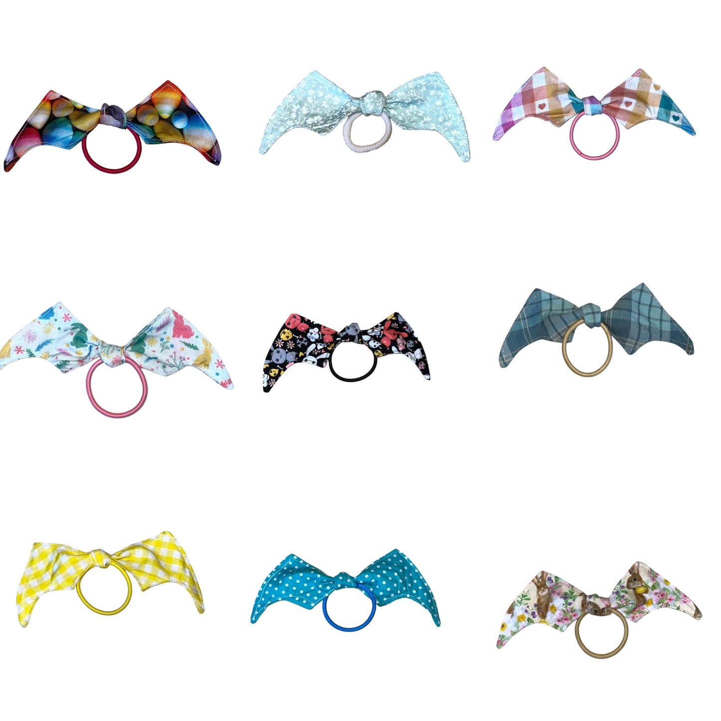 Spring and Easter Bat bow bobbles