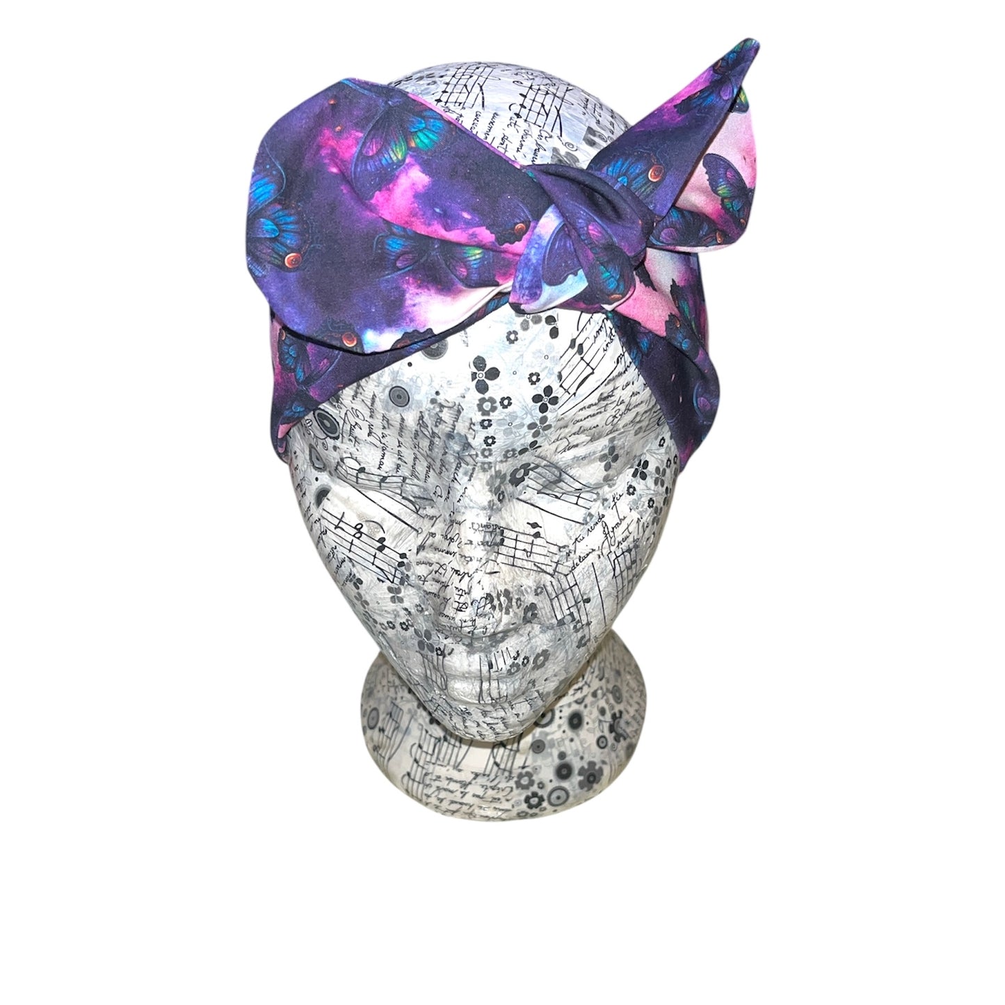 Purple butterfly headband