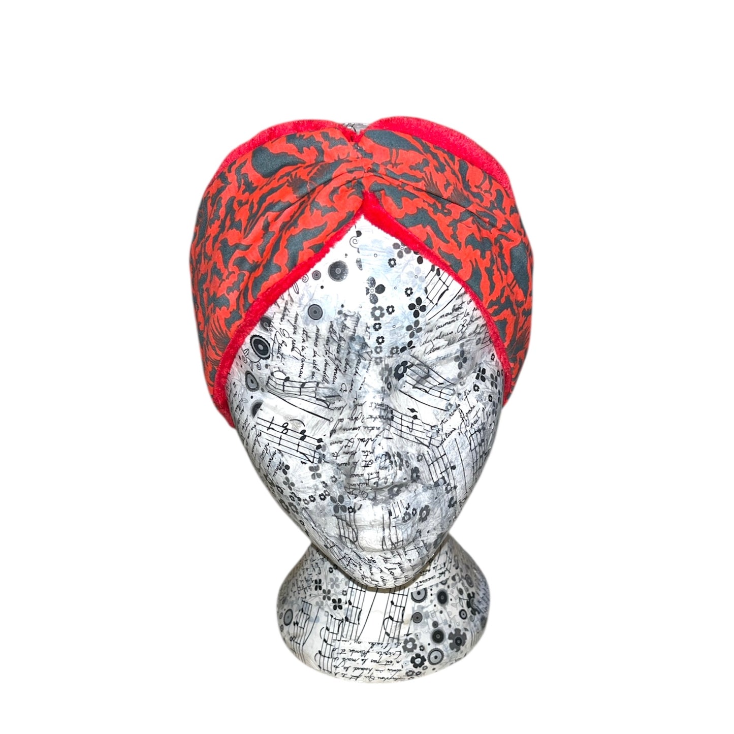 Crow and bat red Headwarmer