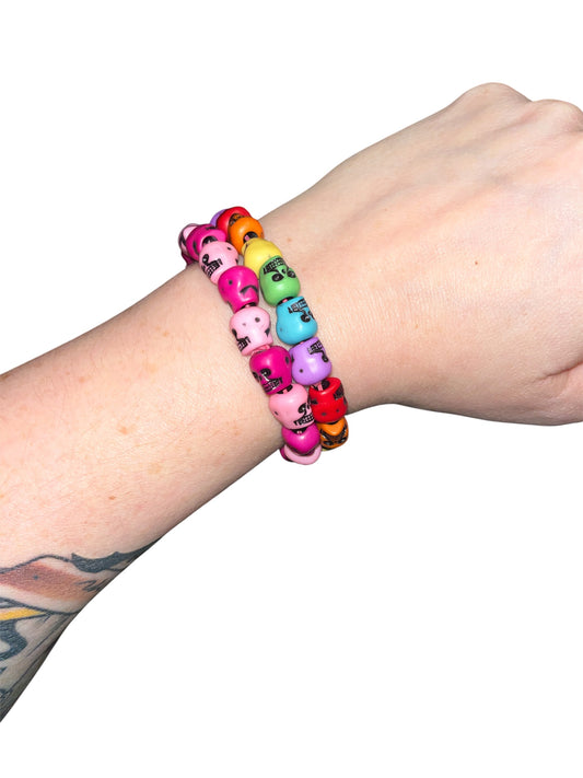 Spooky beaded bracelets