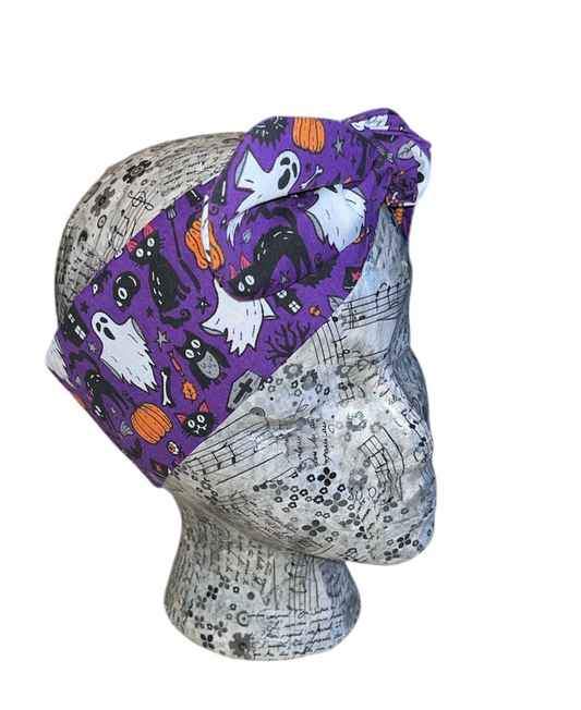 Purple Halloween ghost headband