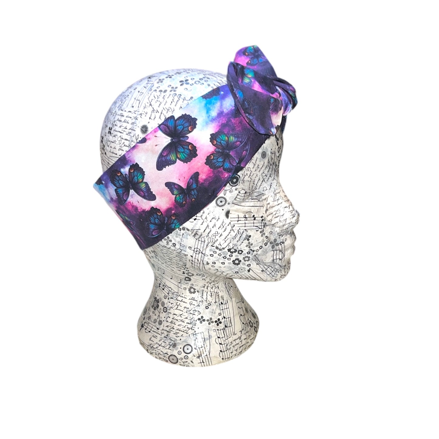 Purple butterfly headband