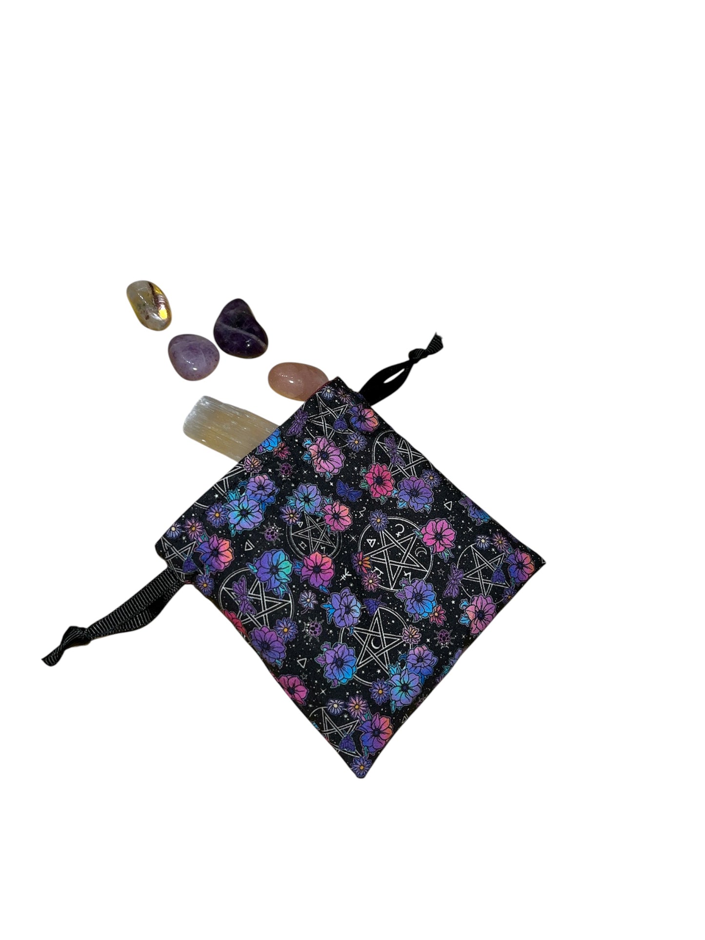Small crystal pouches