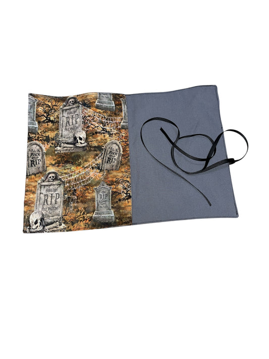 Haunted graveyard book or e-reader wrap