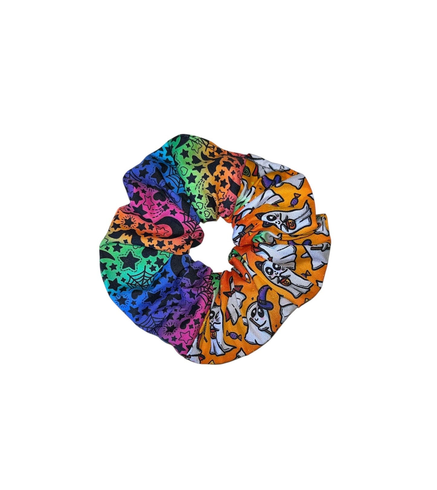 Split fabric Scrunchies