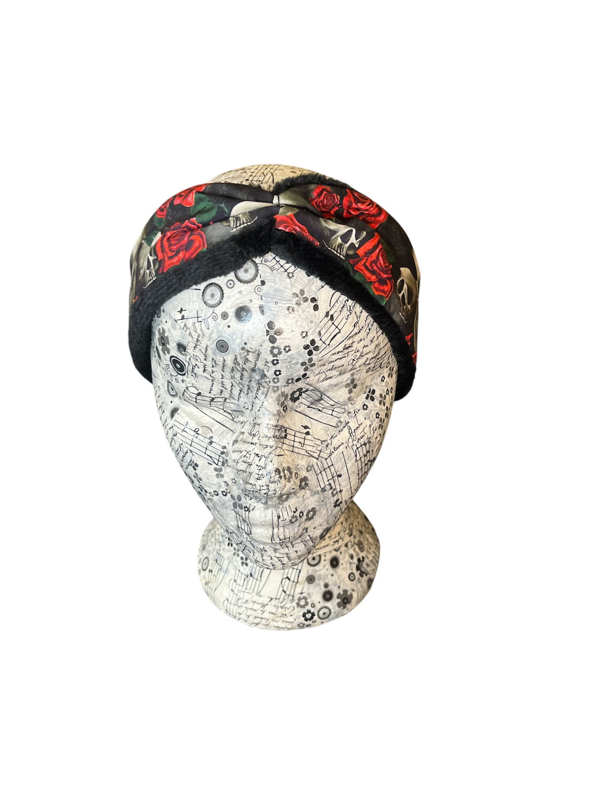 Skull and roses Headwarmer