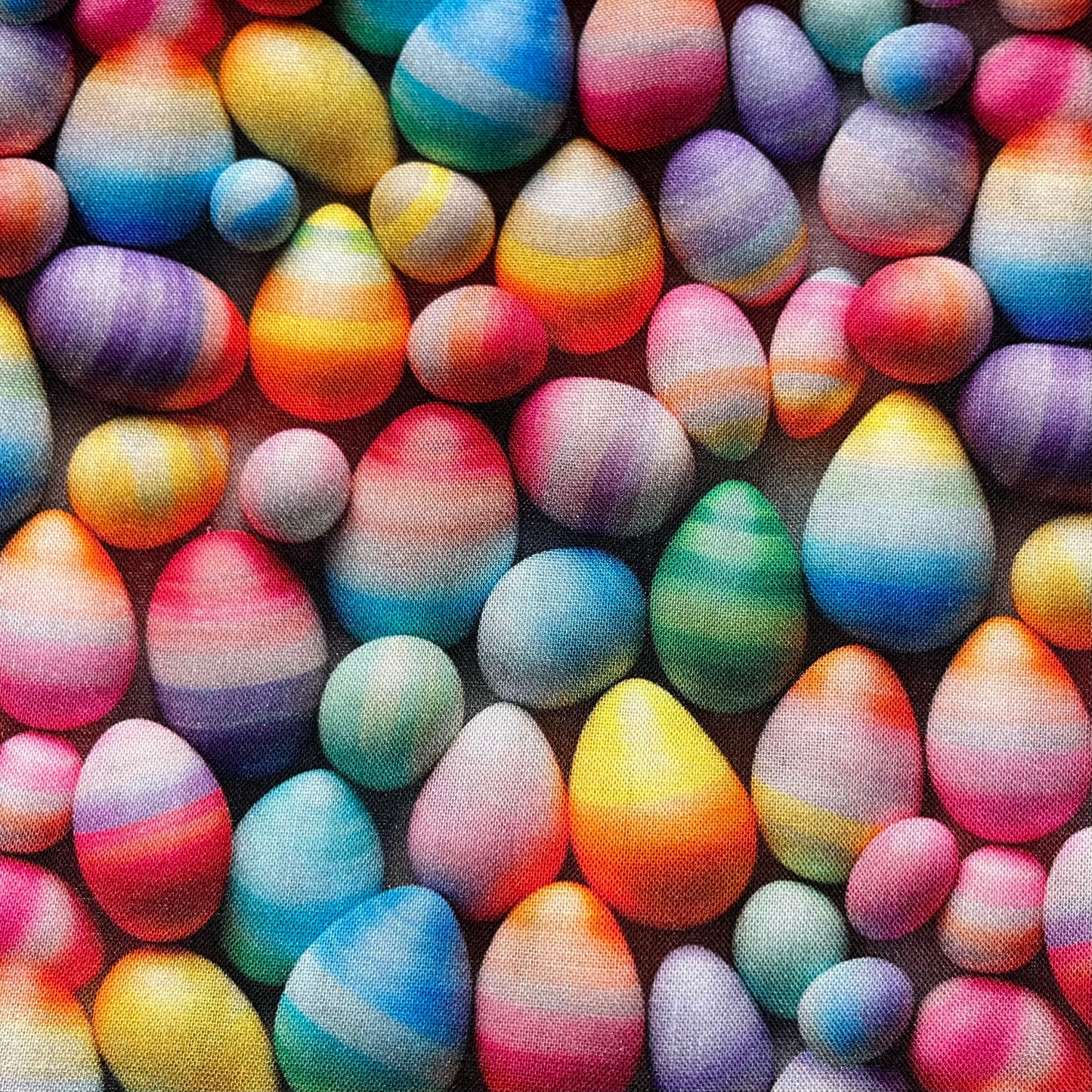 Rainbow egg scrunchies