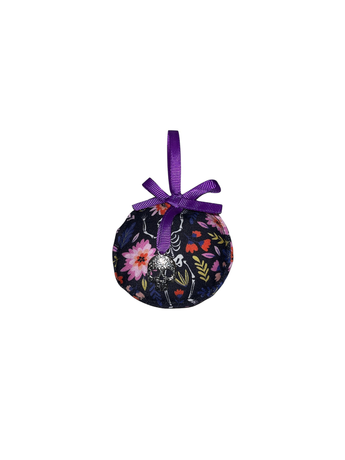 Spooky fabric baubles