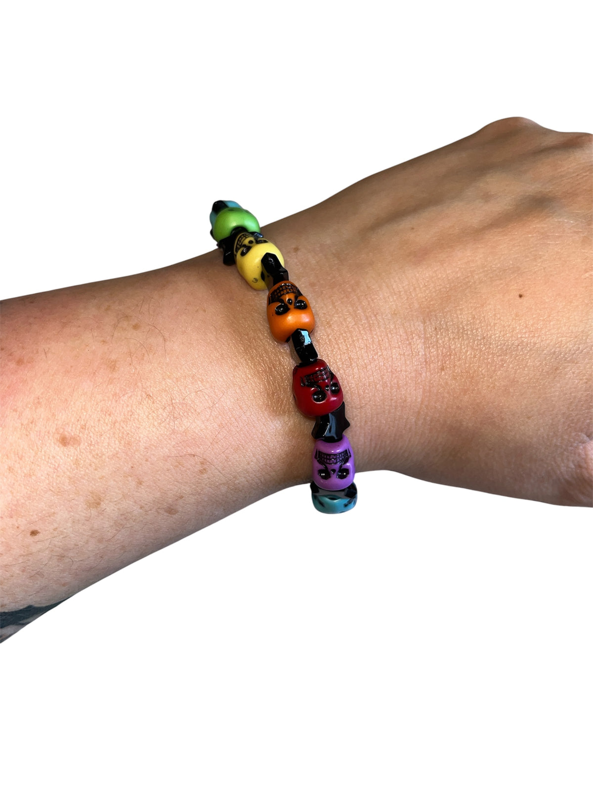 Spooky beaded bracelets