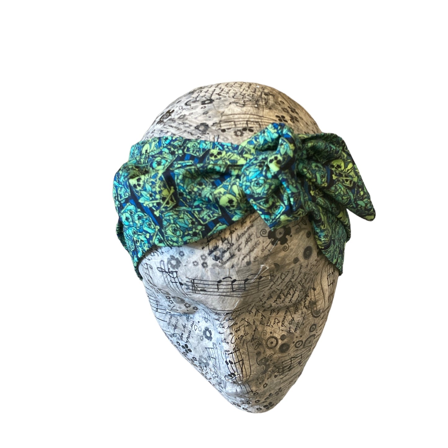 Poison coffins self tie headband