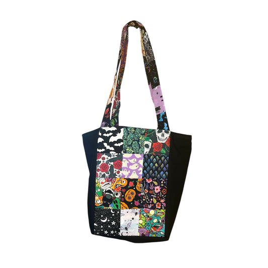 Spooky patchwork bag