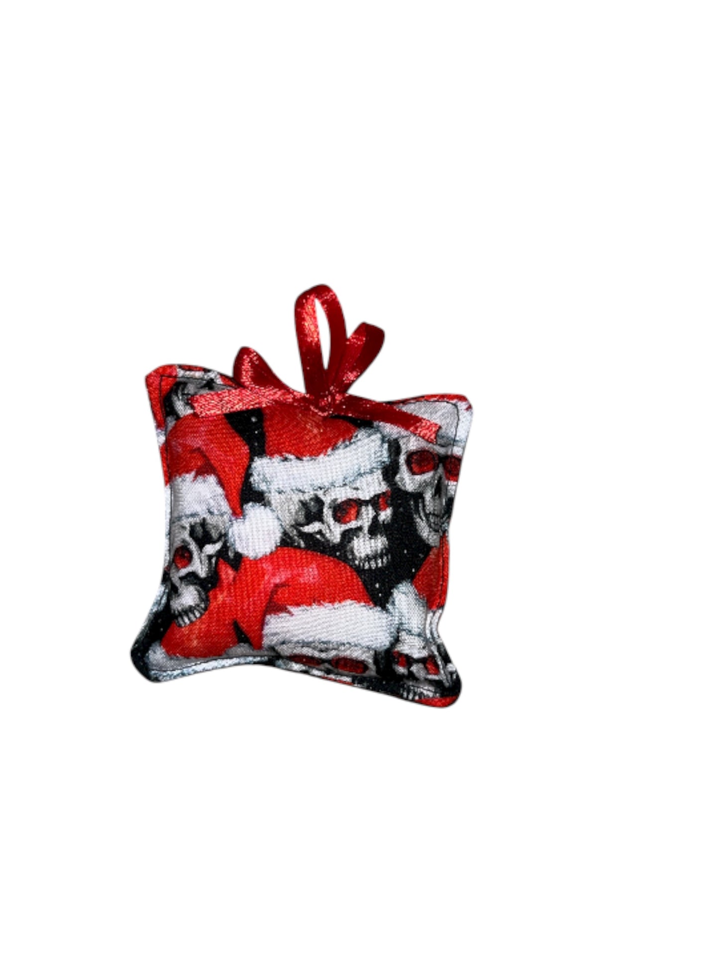 Festive fabric baubles