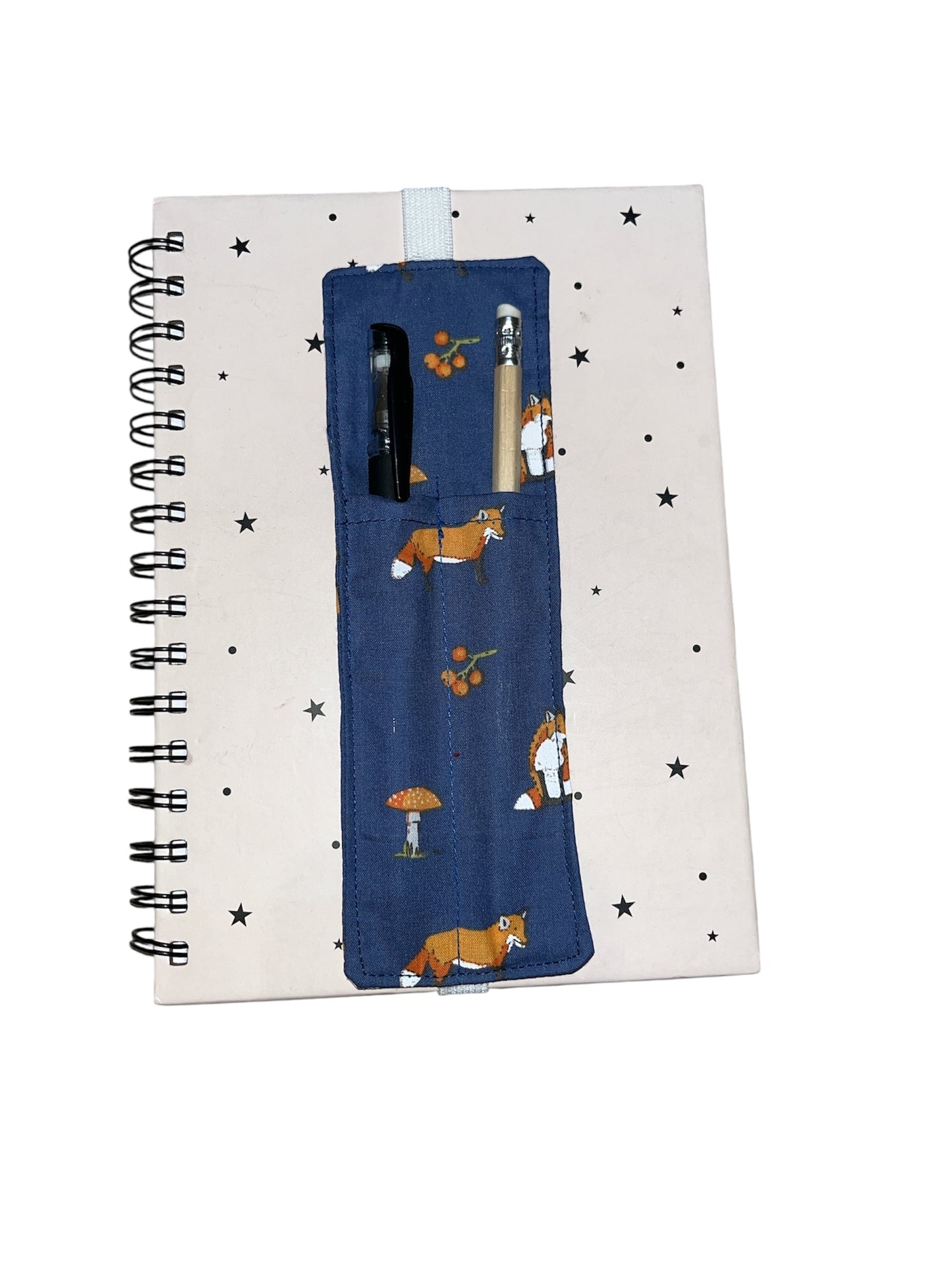Colourful Notebook pen pockets