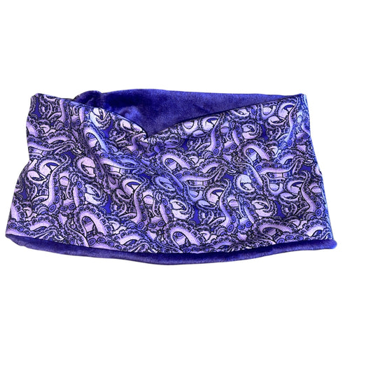 Purple tentacles fleece lined snood