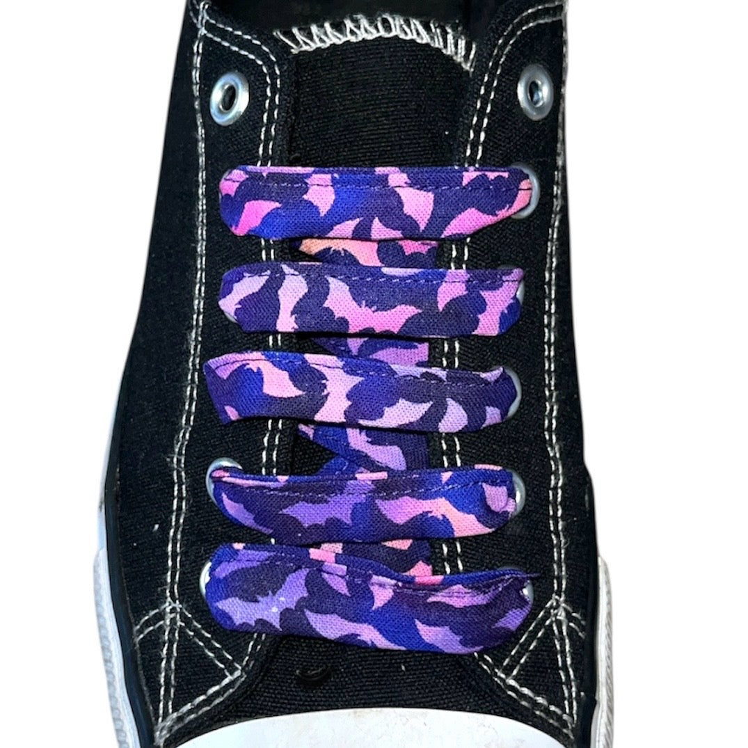 Pink/ purple bat laces