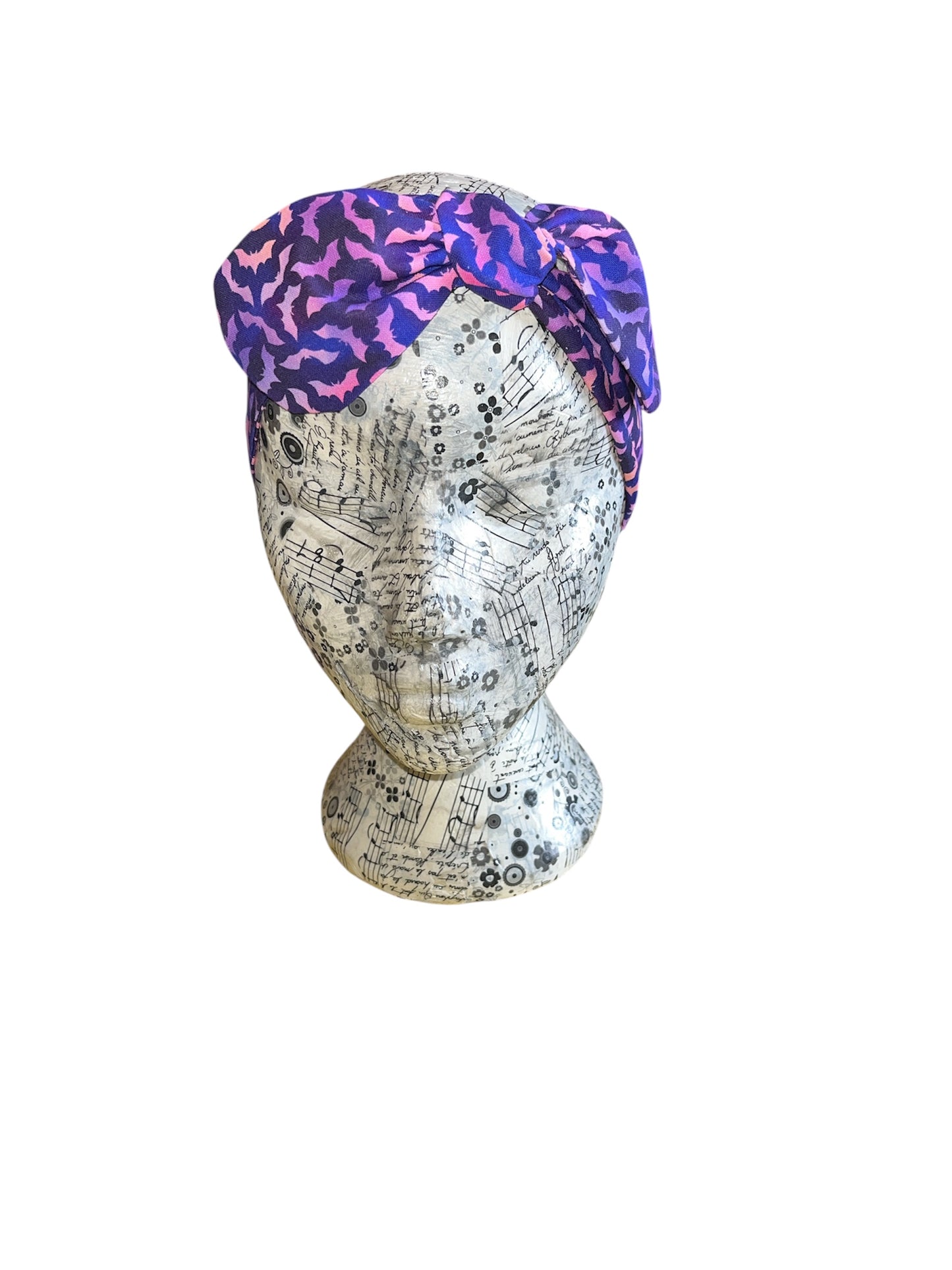 Mini pink/ purple bats headband