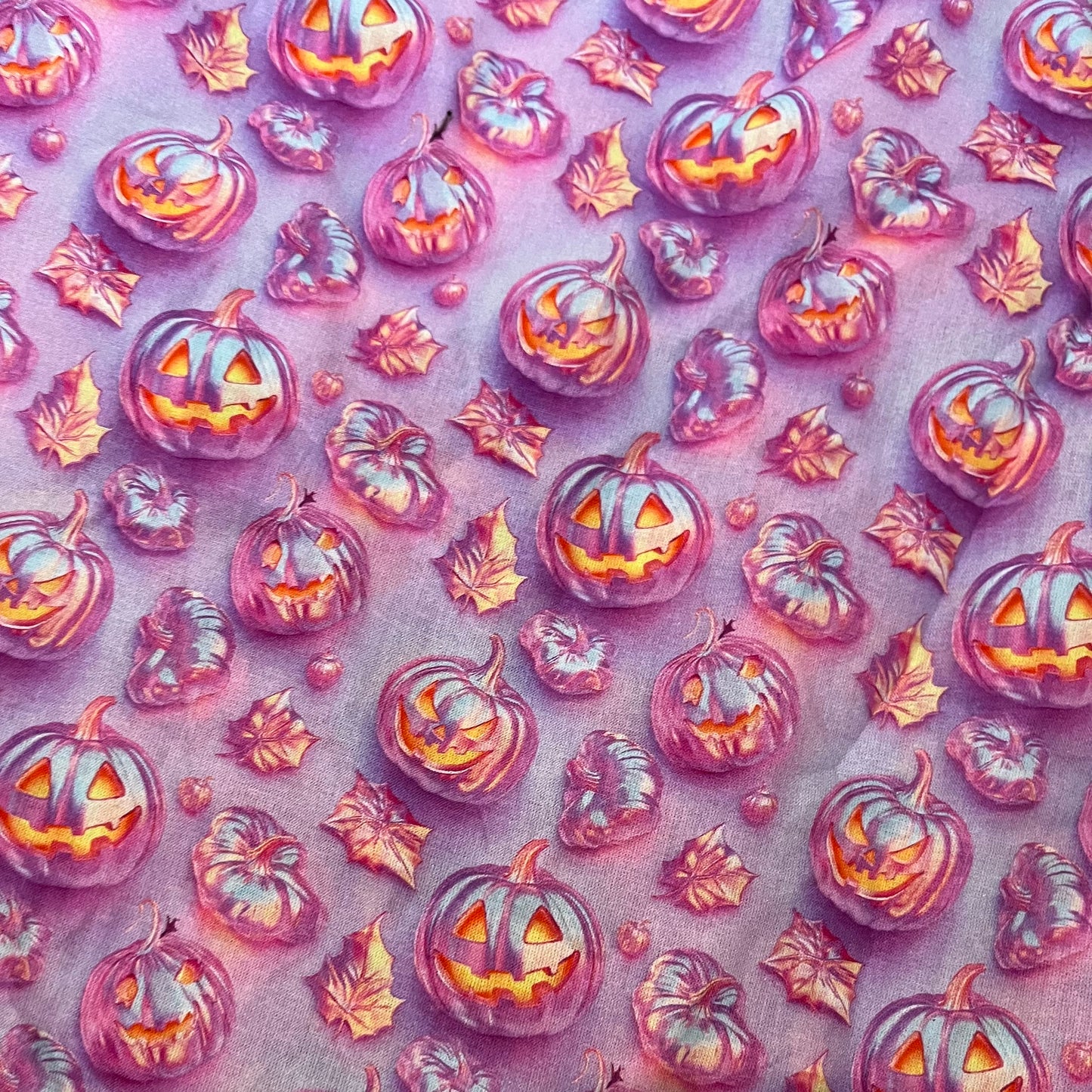 Pink pumpkin Scrunchie
