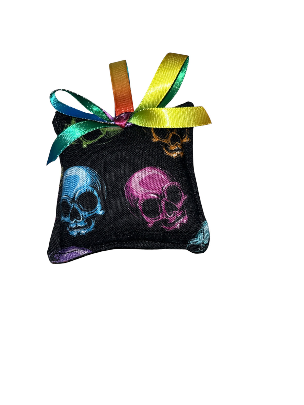 Spooky fabric baubles