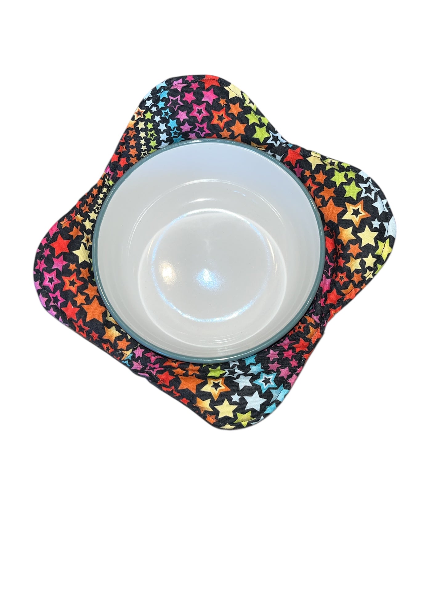 Rainbow star Bowl cosy