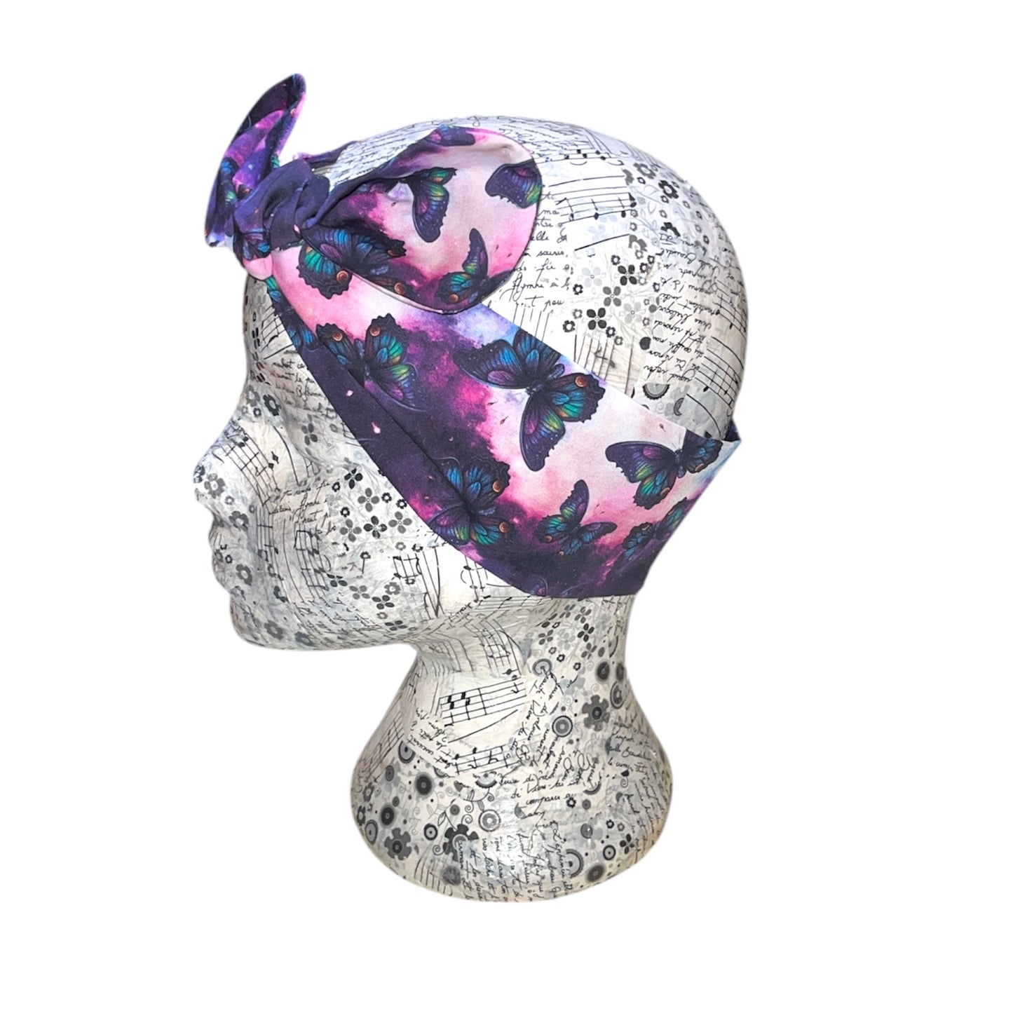 Purple butterfly headband