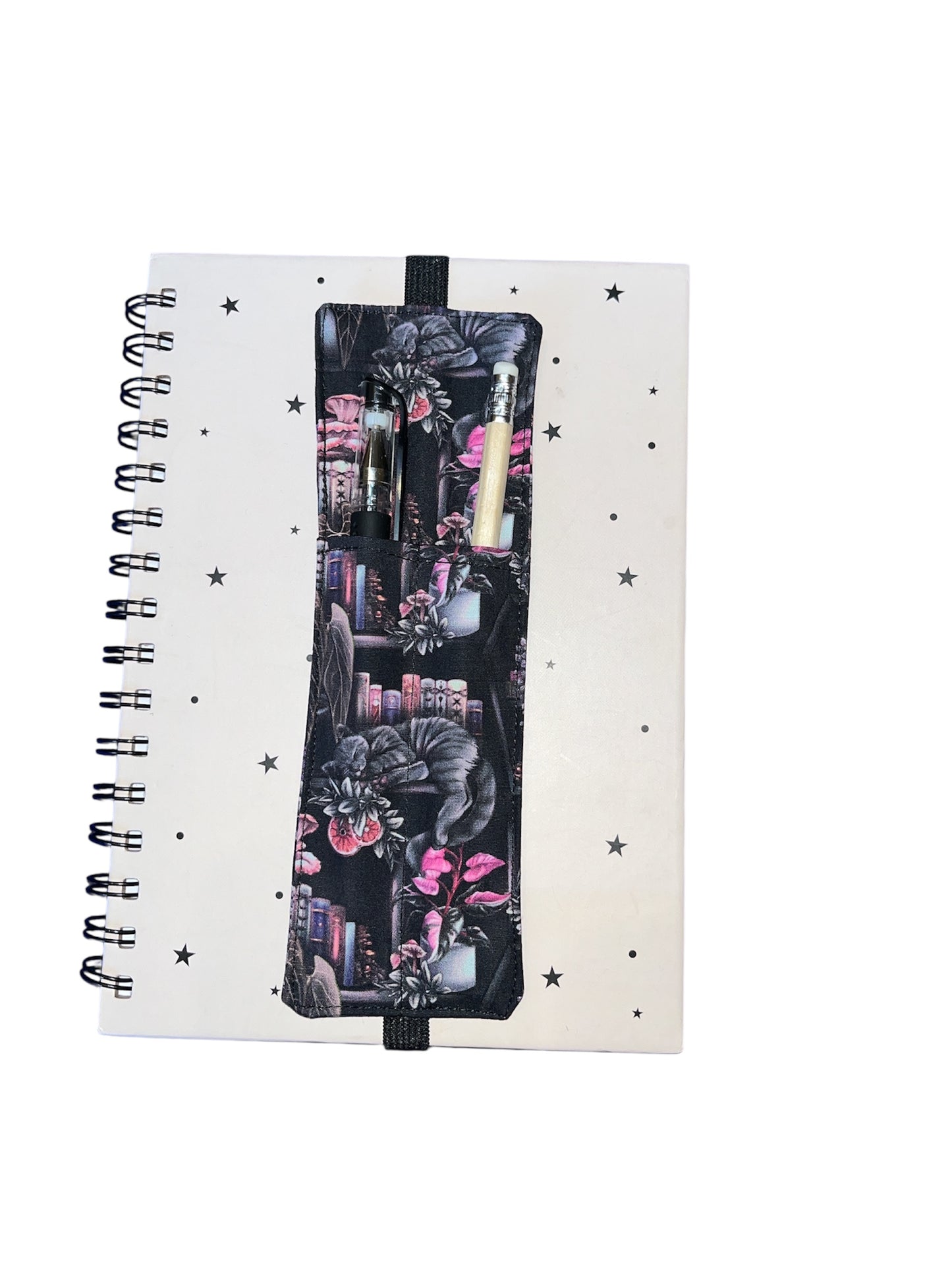 Spooky Notebook pen pockets