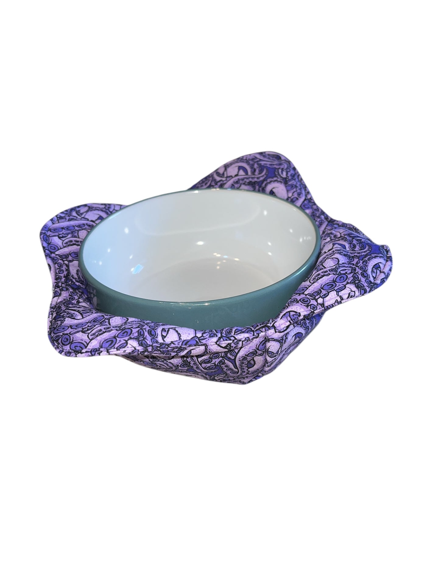 Purple tentacle Bowl cosy