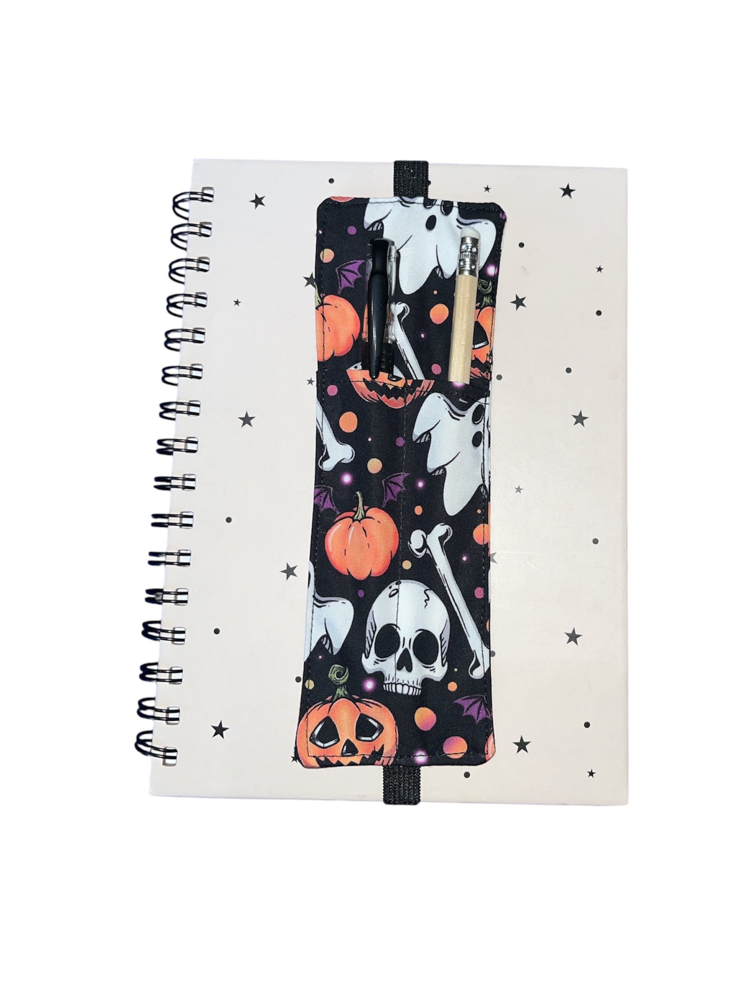 Spooky Notebook pen pockets