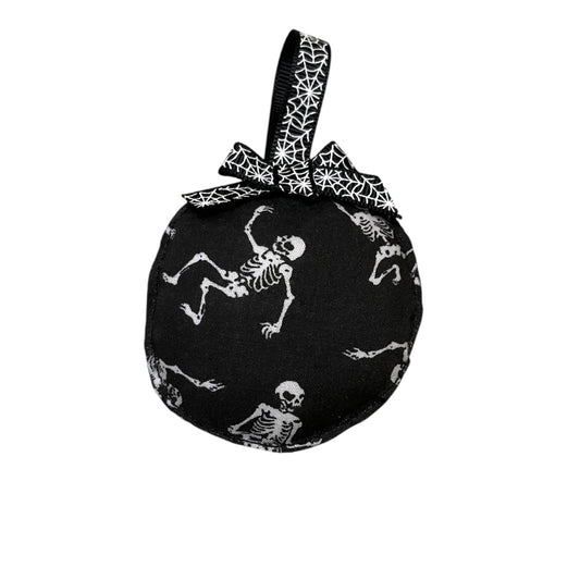 Spooky fabric baubles