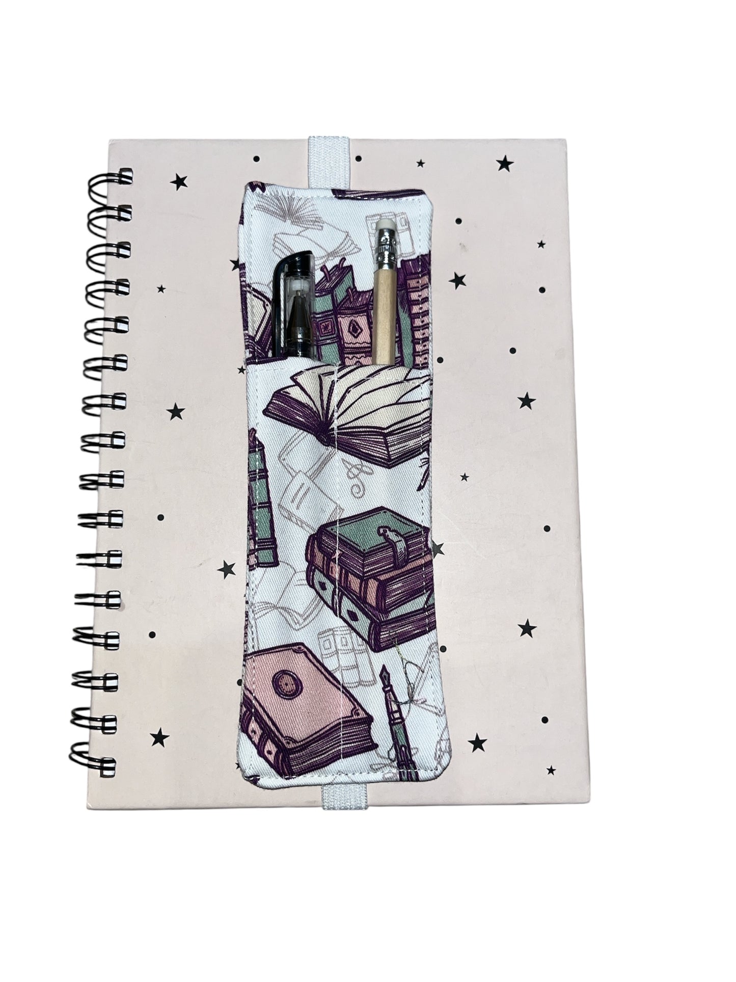 Colourful Notebook pen pockets