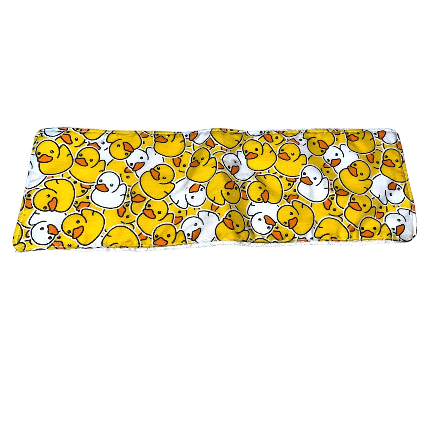 Ducks towelling backed reusable baby set