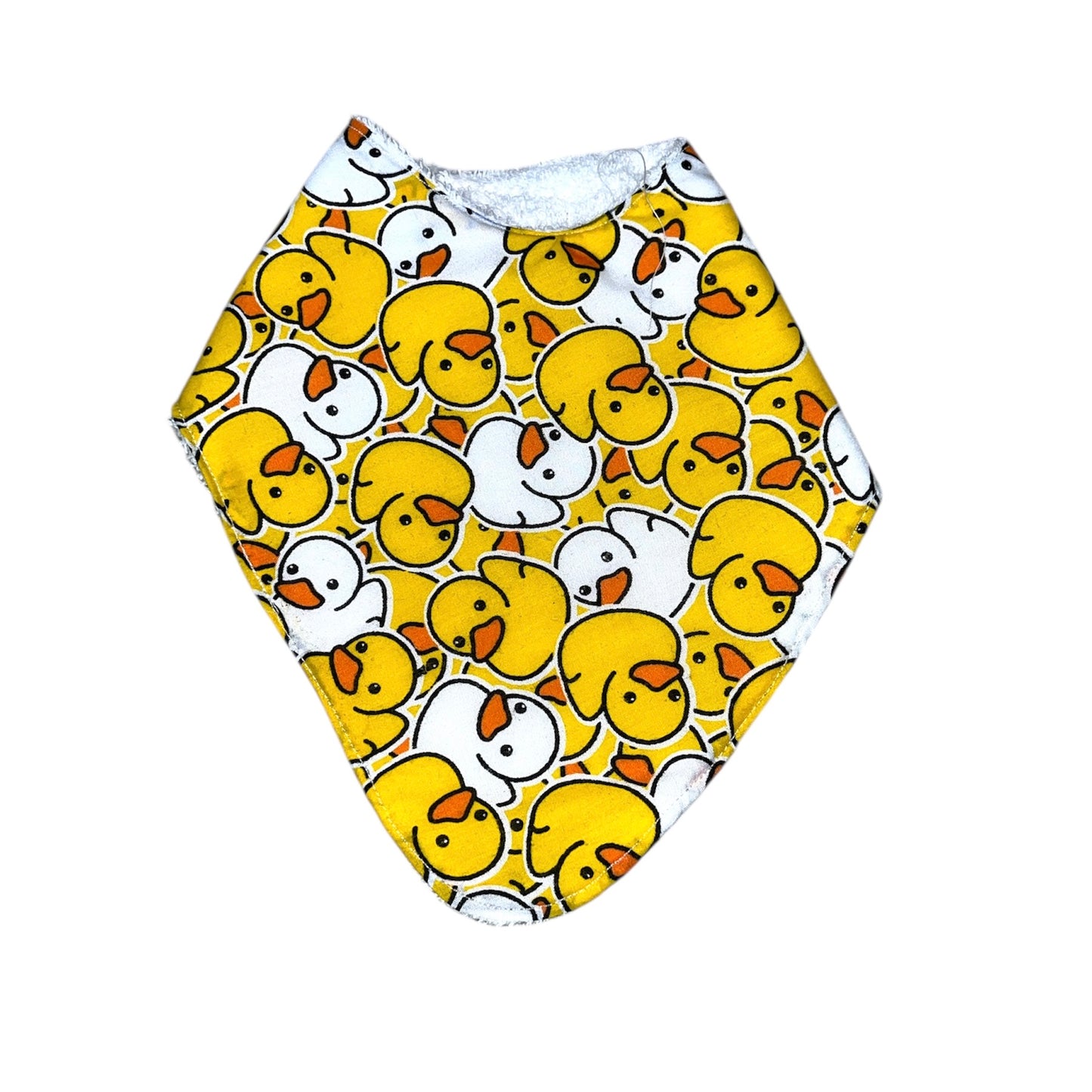 Ducks towelling backed reusable baby set