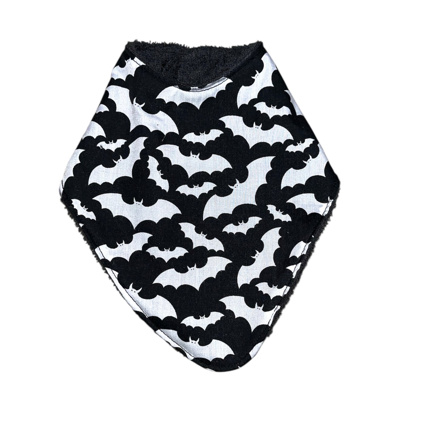 Bats towelling backed reusable baby set